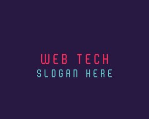 Cyber Pixel Tech Wordmark logo design