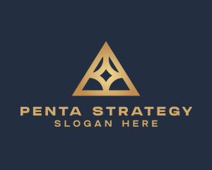 Architecture Pyramid Structure logo design