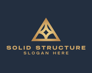 Architecture Pyramid Structure logo design