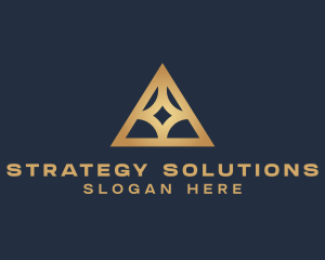 Architecture Pyramid Structure logo design