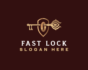 Luxury Key Security logo design