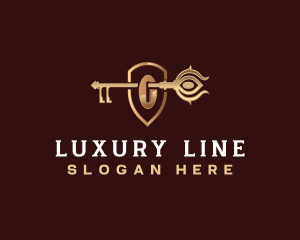 Luxury Key Security logo design