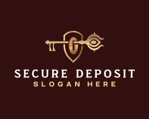 Luxury Key Security logo design