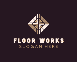 Flooring Pattern Tiles logo design