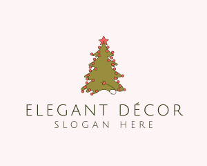 Christmas Tree Decoration  logo design