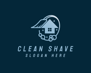 House Cleaning Bubble logo design