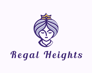 Regal Crown Maiden logo design