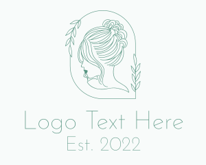 Woman Hairdresser Salon logo