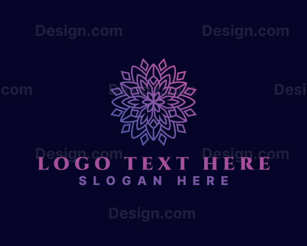 Mandala Decorative Flower Logo