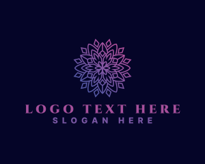 Mandala Decorative Flower logo