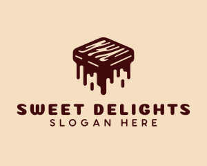 Chocolate Food Dessert logo design