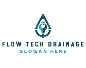 Wrench Plumbing Repair logo design