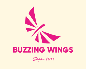 Pink Insect Wings logo
