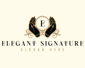 Elegant Hand Spa logo design