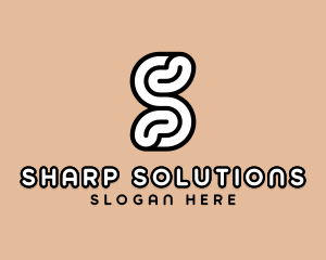 Company Brand Letter S logo design