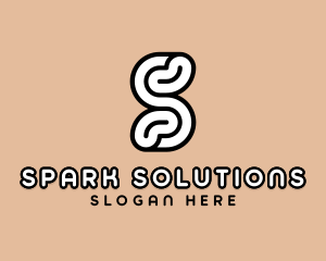 Company Brand Letter S logo design