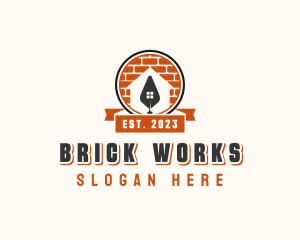 Brick House Masonry logo design