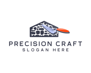 Trowel Stone Masonry logo design