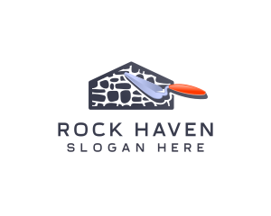 Trowel Stone Masonry logo design