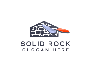 Trowel Stone Masonry logo design