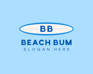 Surfboard Paddleboard Beachwear logo design