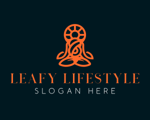 Yoga Meditation Lifestyle logo design