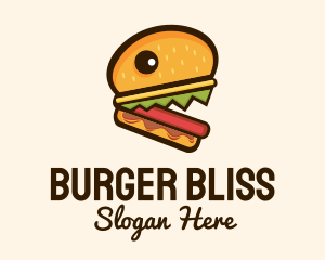 Hamburger Burger Monster logo