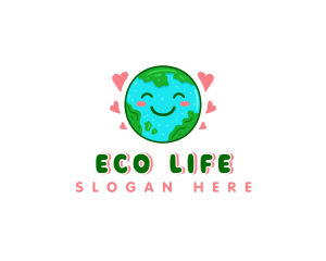 Eco Happy Planet logo design