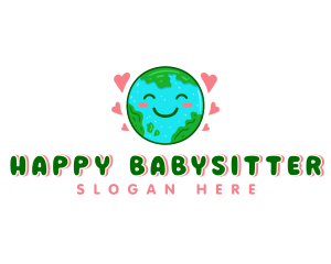 Eco Happy Planet logo design