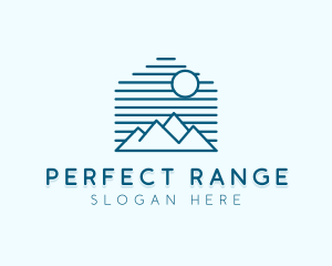 Nature Mountain Range logo design