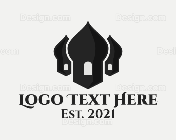 Modern Mosque Architecture Logo