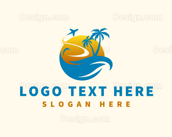 Tropical Summer Travel Logo