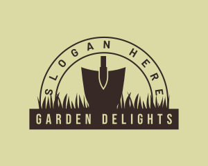 Garden Soil Shovel logo design