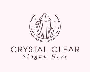 Luxury Crystal Sparkle logo design