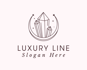 Luxury Crystal Sparkle logo design