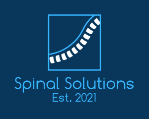 Minimalist Spinal Cord logo design