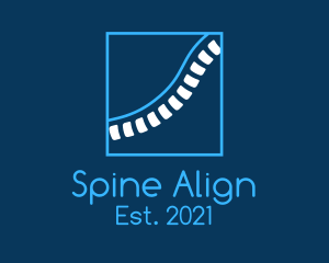 Minimalist Spinal Cord logo design