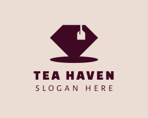 Diamond Tea Bag logo design