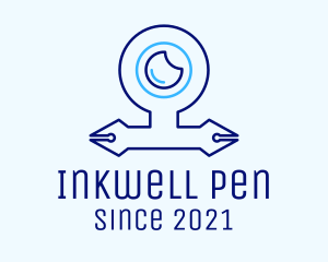 Webcam Pen Nib logo design