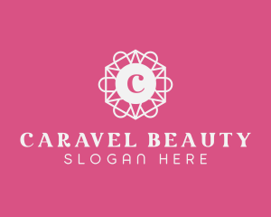 Geometric Floral Hexagon  logo design