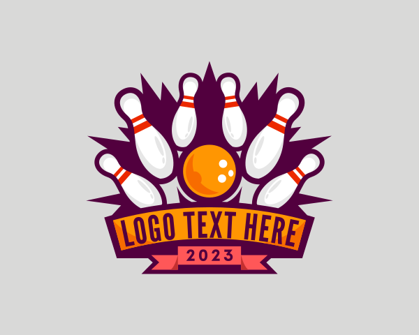 Bowling Alley logo example 4