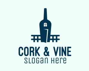 Blue Wine Cellar logo design