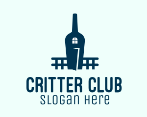 Blue Wine Cellar logo design