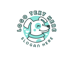 Cute Puppy Dog logo