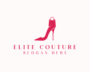 Stilettos Fashion Shopping logo design