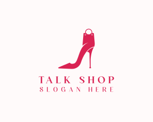 Stilettos Fashion Shopping logo design