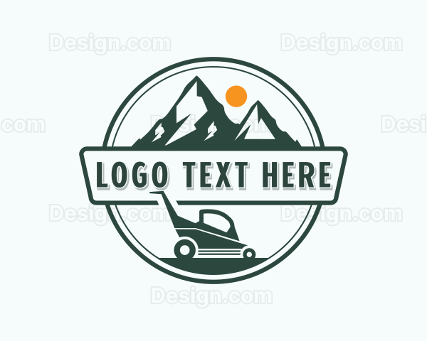 Mountain Lawn Mower Logo