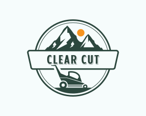 Mountain Lawn Mower logo design