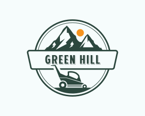 Mountain Lawn Mower logo design