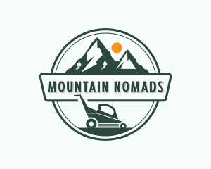 Mountain Lawn Mower logo design